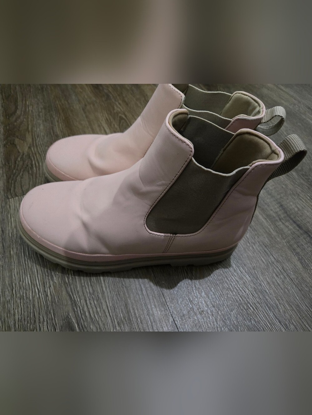 Blush Pink Chelsea Boots